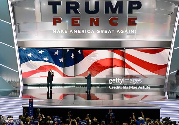 Walt Disney Television via Getty Images NEWS - 7/20/16 - Coverage of the 2016 Republican National Convention from the Quicken Loans Arena in...