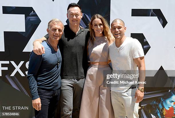 Actors Richard Sammel, Kevin Durand, Ruta Gedmintas and Miguel Gomez attend FXhibition during Comic-Con International 2016 at Hilton Bayfront on July...