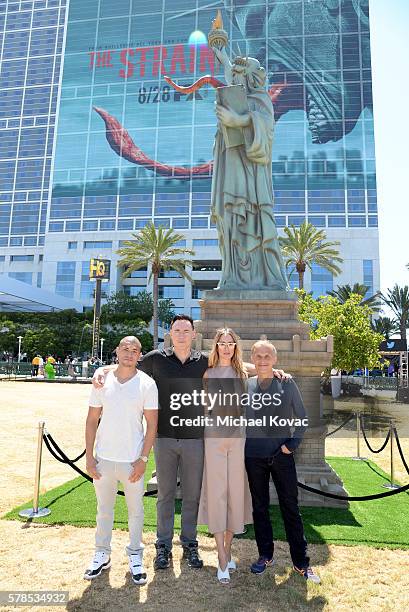 Actors Miguel Gomez, Kevin Durand, Ruta Gedmintas and Richard Sammel attend FXhibition during Comic-Con International 2016 at Hilton Bayfront on July...