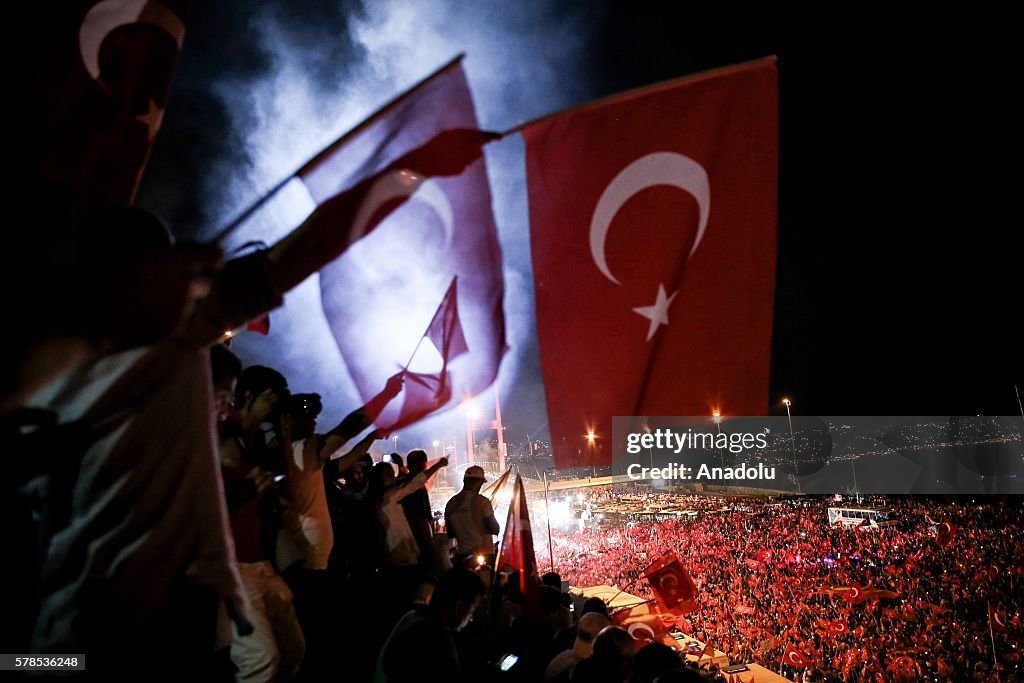 Turkey stand against failed military coup attempt