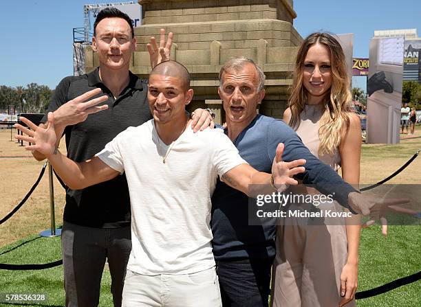 Actors Kevin Durand, Miguel Gomez Richard Sammel and Ruta Gedmintas attend FXhibition during Comic-Con International 2016 at Hilton Bayfront on July...