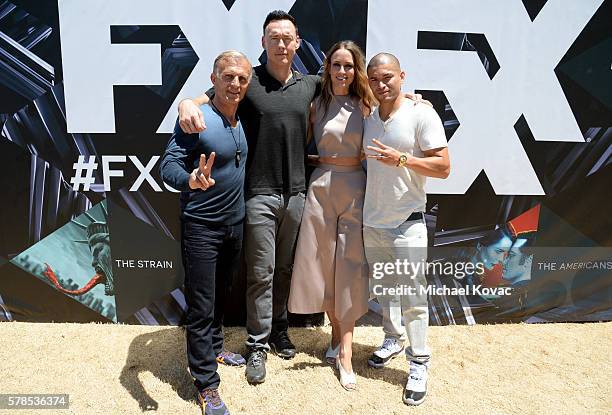 Actors Richard Sammel, Kevin Durand, Ruta Gedmintas and Miguel Gomez attend FXhibition during Comic-Con International 2016 at Hilton Bayfront on July...