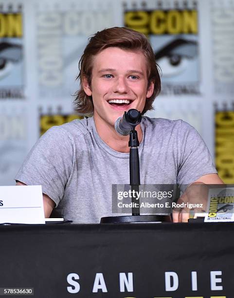 Actor Lucas Till attends CBS Television Studios Block Including "Scorpion," "American Gothic" And "MacGyver" during Comic-Con International 2016 at...