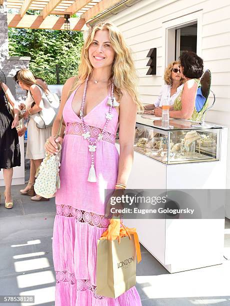 Irina Shavlov attends the Hamptons Magazine & London Jewelers Host a Luxury Shopping Afternoon on July 21, 2016 in Wainscott, New York.