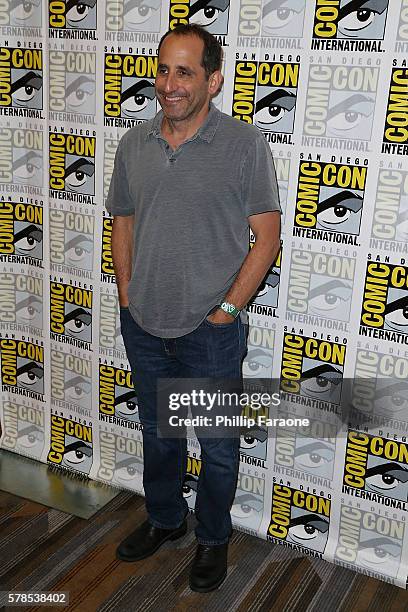 Actor Peter Jacobson from "Colony" attends Comic-Con International 2016 on July 21, 2016 in San Diego, California.