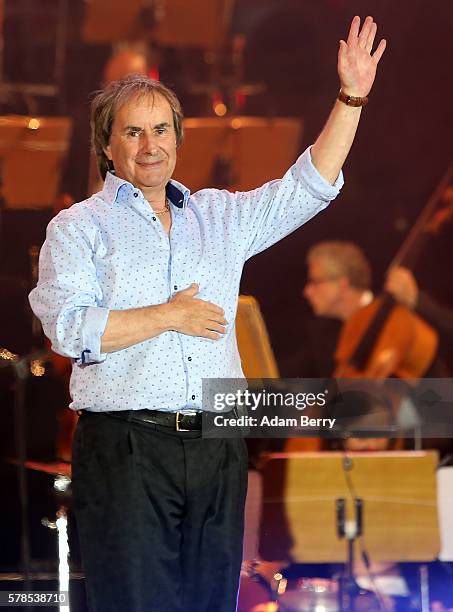 Chris de Burgh performs at the opening night of the Classic Open Air festival at Gendarmenmarkt on July 21, 2016 in Berlin, Germany.