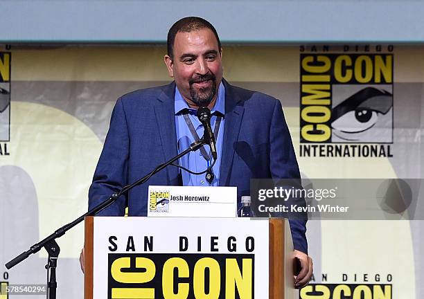 Comic-Con International Director of Programming Eddie Ibrahim attends the DreamWorks Animation Theatrical Presentation during Comic-Con International...