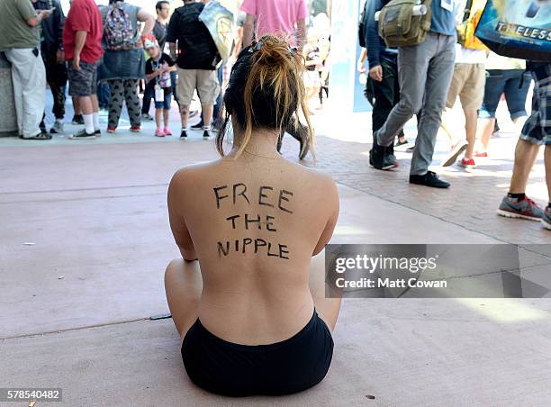 Activist Anni Ma attends Comic-Con International on July 21, 2016 in San Diego, California.