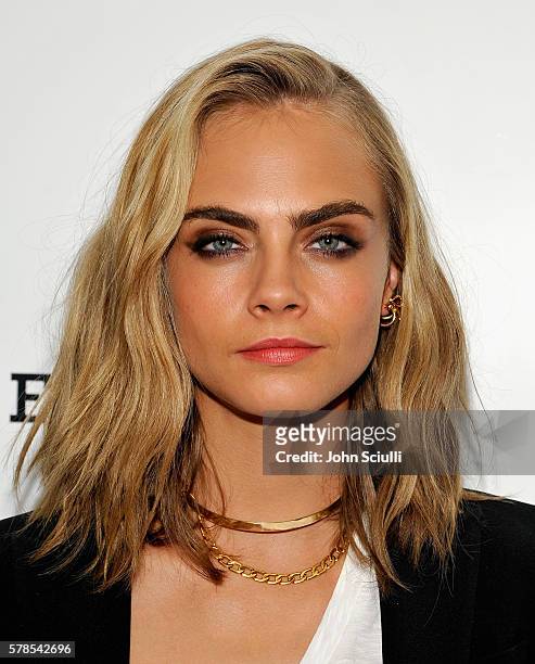 Model/actress Cara Delevingne attends WIRED Cafe during Comic-Con International 2016 at Omni Hotell on July 21, 2016 in San Diego, California.