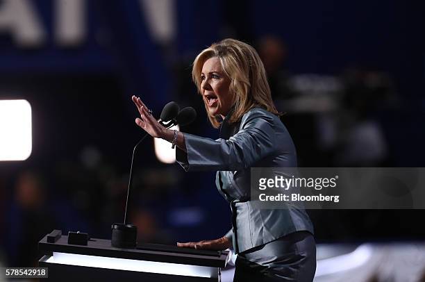 Representative Marsha Blackburn, a Republican from Tennessee, speaks during the Republican National Convention in Cleveland, Ohio, U.S., on Thursday,...