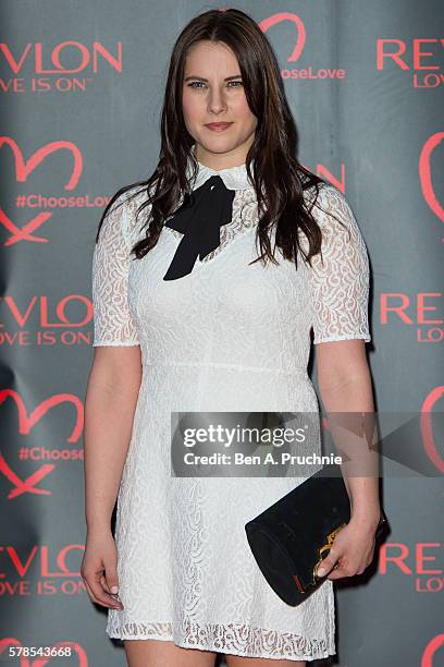 Kat Shoob arrives for the Revlon Choose Love Masquerade Ball at Victoria and Albert Museum on July 21, 2016 in London, England.