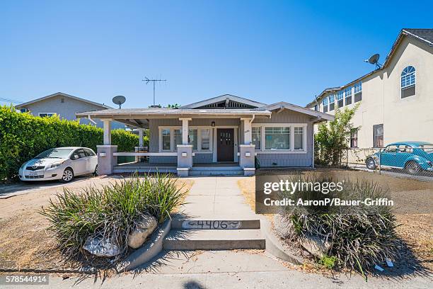 View of Walt Disney's first residence and studio, which currently has a permit for demolition, in the Los Feliz neighborhood of Hollywood on July 21,...
