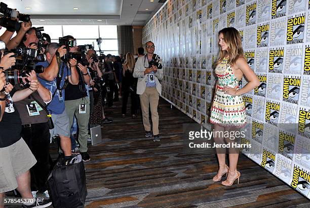 Actress Katharine McPhee attends CBS Fan Favorites Press Line during Comic-Con International 2016 at Hilton Bayfront on July 23, 2016 in San Diego,...