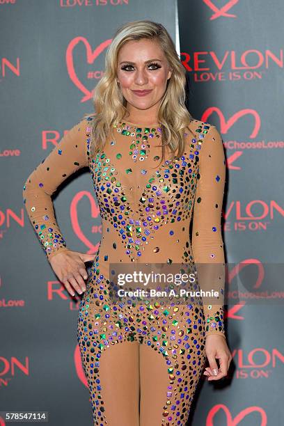 Larissa Eddie arrives for the Revlon Choose Love Masquerade Ball at Victoria and Albert Museum on July 21, 2016 in London, England.