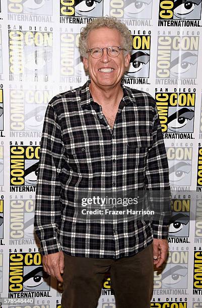 Executive producer Carlton Cuse attends the "Colony" press line during Comic-Con International 2016 at Hilton Bayfront on July 21, 2016 in San Diego,...