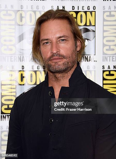 Actor Josh Holloway attends the "Colony" press line during Comic-Con International 2016 at Hilton Bayfront on July 21, 2016 in San Diego, California.