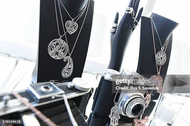 Atmosphere of jewerly during the Thomas Sabo Autumn/Winter 2016 Collection Hosted by Georgia May Jagger on July 21, 2016 in New York City.