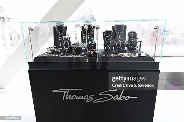 Atmosphere of jewerly during the Thomas Sabo Autumn/Winter 2016 Collection Hosted by Georgia May Jagger on July 21, 2016 in New York City.