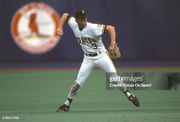 Jay Bell of the Pittsburgh Pirates in action during an Major League Baseball game circa 1992 at Three Rivers Stadium in Pittsburgh, Pennsylvania....