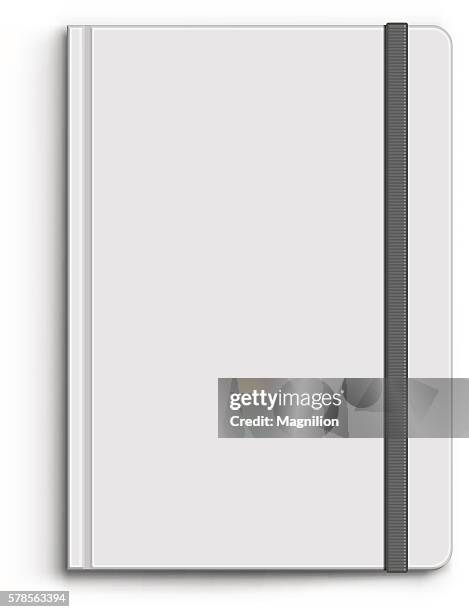 stockillustraties, clipart, cartoons en iconen met closed notebook - book cover