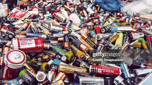 batteries - dead battery stock pictures, royalty-free photos & images