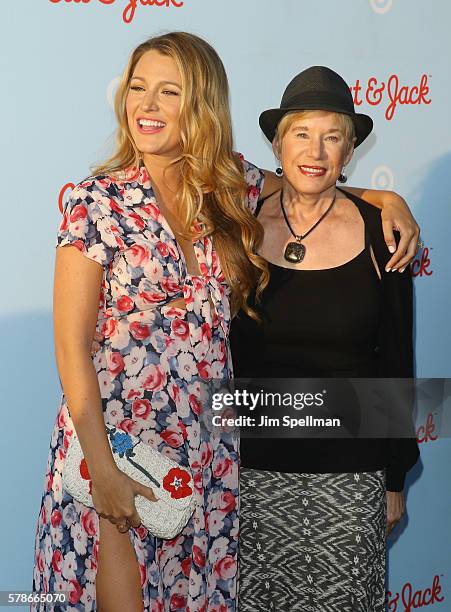 Actress Blake Lively and Tammy Reynolds attend the Target Launch of Cat and Jack brand at Brooklyn Bridge Park on July 21, 2016 in New York City.