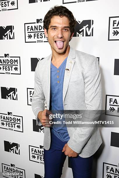 Host Tyler Posey attends the MTV Fandom Awards San Diego at PETCO Park on July 21, 2016 in San Diego, California.