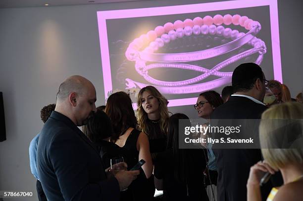 Georgia May Jagger attends the Thomas Sabo Autumn/Winter 2016 Collection Hosted by Georgia May Jagger on July 21, 2016 in New York City.