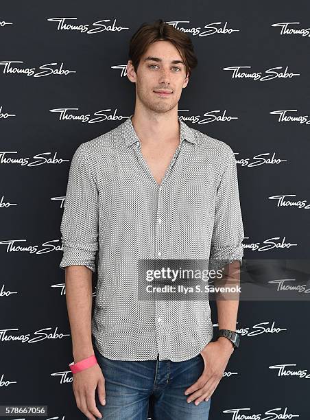 Logan McDannell attends the Thomas Sabo Autumn/Winter 2016 Collection Hosted by Georgia May Jagger on July 21, 2016 in New York City.