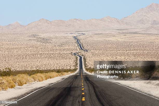 desert highway - palm springs california imagens e fotografias de stock