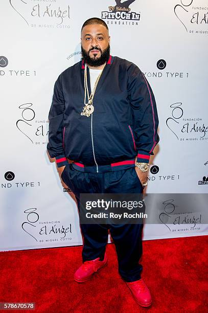 Khaled attends the 2016 Roc Nation Summer Classic Charity Basketball Tournament at Barclays Center of Brooklyn on July 21, 2016 in New York City.