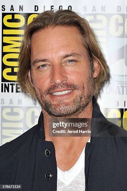 Josh Holloway attends the press line for 'Colony' at Comic Con on July 21, 2016 in San Diego, California.