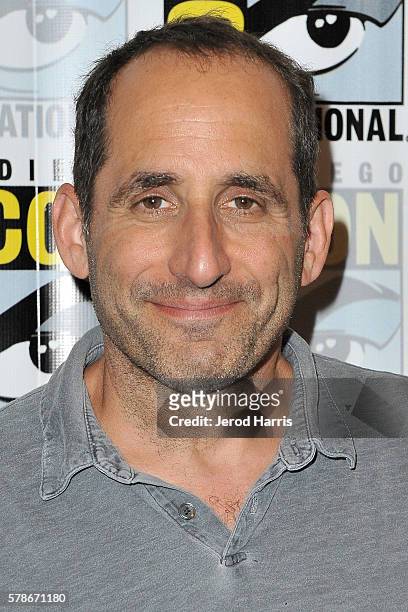 Actor Peter Jacobson attends the press line for 'Colony' on July 21, 2016 in San Diego, California.