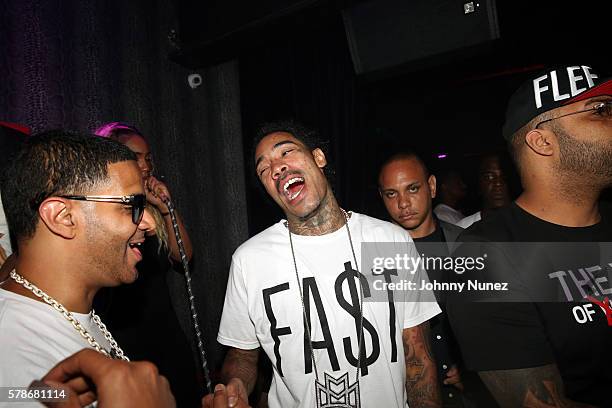 Recording artists Tru Life and Gunplay attend Club Aces on July 21, 2016 in New York City.