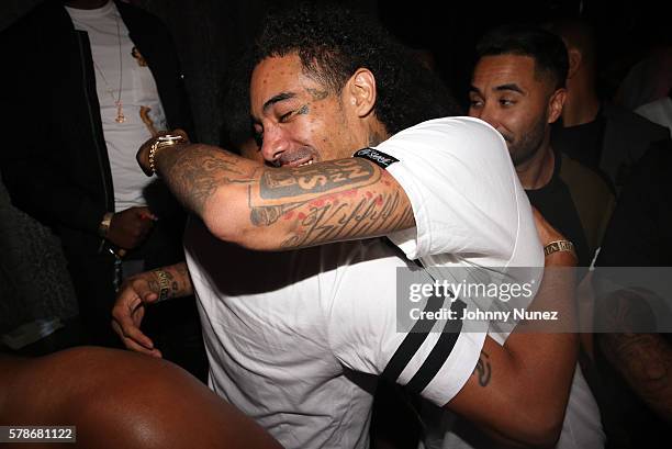 Recording artists Tru Life and Gunplay attend Club Aces on July 21, 2016 in New York City.