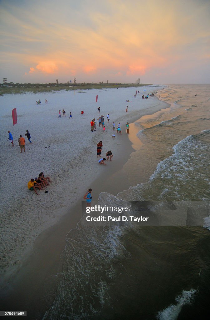 Sunset at Orange Beach