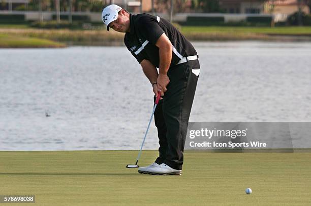 Patrick Reed - Texas on the The 18th Hole in the Third round of The Honda Classic at PGA National Resort & Spa - Champion Course in Palm Beach...