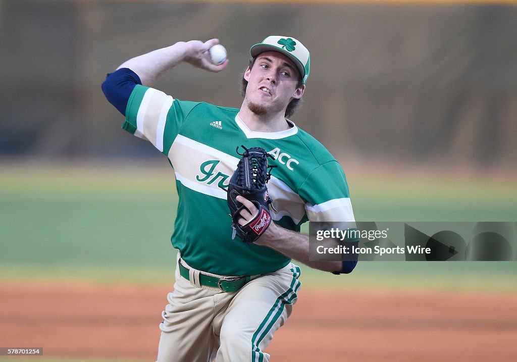 NCAA BASEBALL: APR 21 Notre Dame at Miami