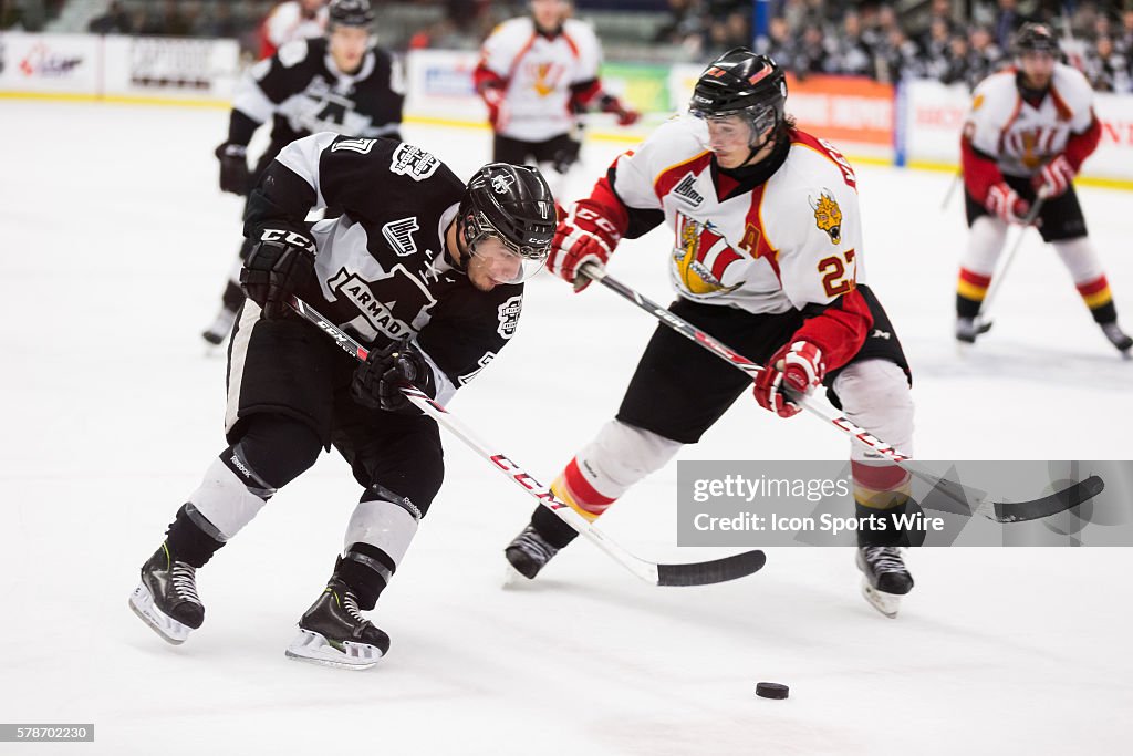 HOCKEY: APR 22 QMJHL Playoffs - Third Round - Drakkar at Armada - Game 3