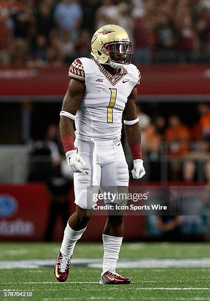 Florida State Seminoles safety Tyler Hunter during a NCAA football game between the Florida State Seminoles and the Oklahoma State Cowboys in the...