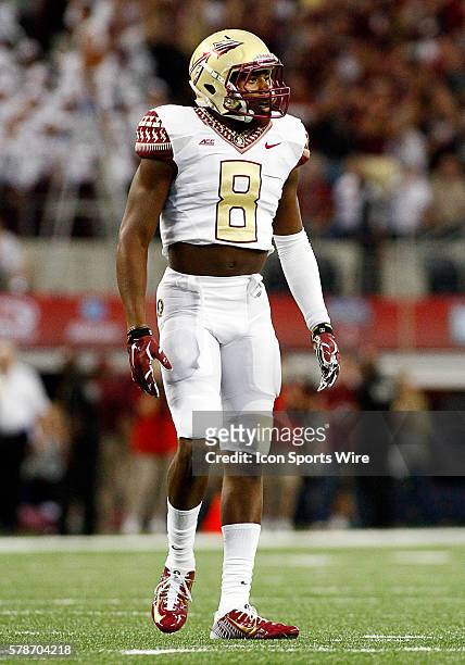 Florida State Seminoles defensive back Jalen Ramsey during a NCAA football game between the Florida State Seminoles and the Oklahoma State Cowboys in...