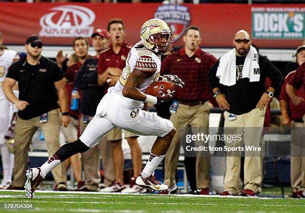 Florida State Seminoles wide receiver Rashad Greene during a NCAA football game between the Florida State Seminoles and the Oklahoma State Cowboys in...