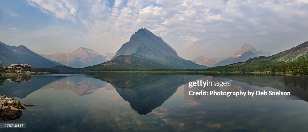 Panorama of Many Glaciers including Mt Grinnell
