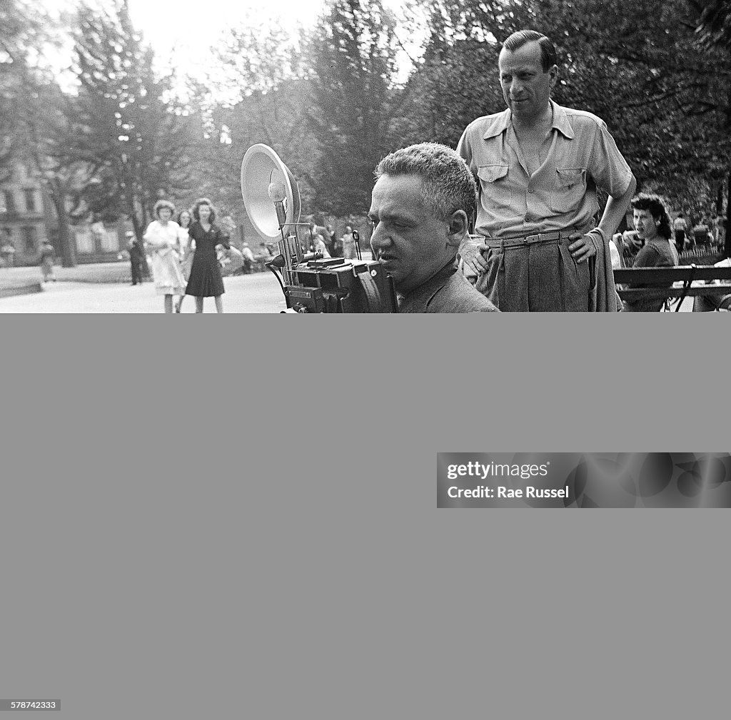 Weegee In Washington Square Park