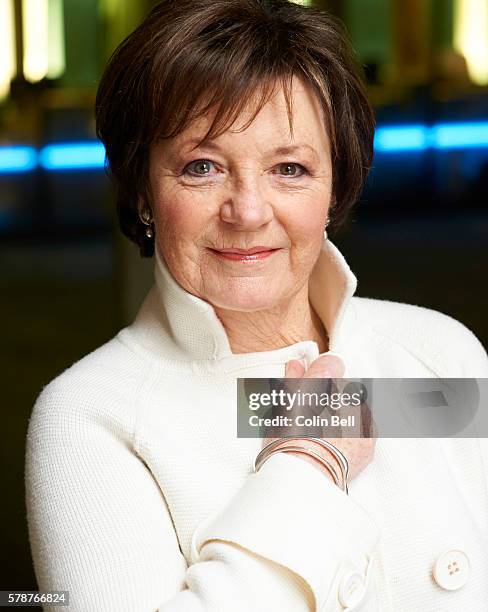 Food writer and tv presenter Delia Smith is photographed for the Times on January 15, 2014 in London, England.