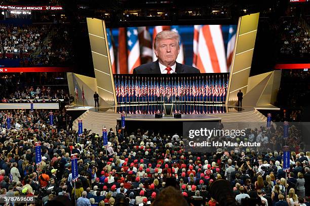 Walt Disney Television via Getty Images NEWS - 7/21/16 - Coverage of the 2016 Republican National Convention from the Quicken Loans Arena in...