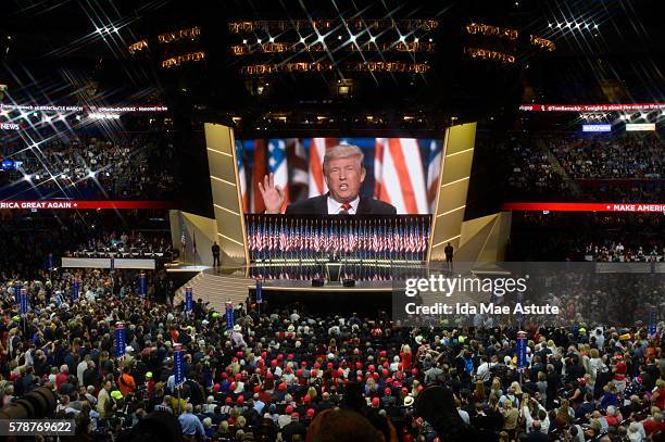 Walt Disney Television via Getty Images NEWS - 7/21/16 - Coverage of the 2016 Republican National Convention from the Quicken Loans Arena in...