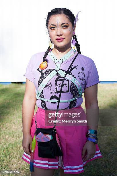 Artist Julia Rich during Splendour in the Grass 2016 on July 22, 2016 in Byron Bay, Australia.