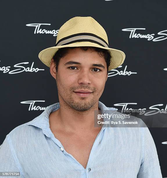 Juan Benson attends the Thomas Sabo Autumn/Winter 2016 Collection Hosted by Georgia May Jagger on July 21, 2016 in New York City.