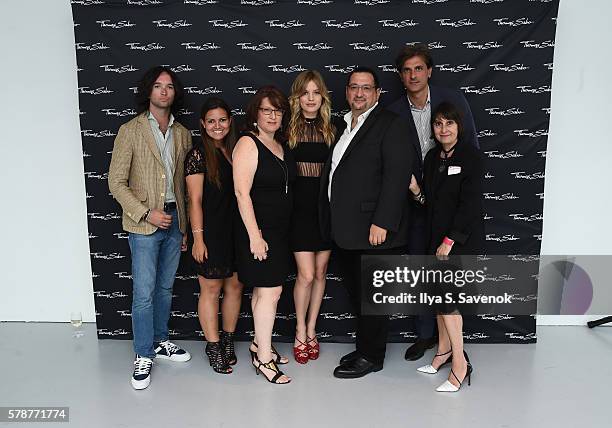 Georgia May Jagger poses with guests at the Thomas Sabo Autumn/Winter 2016 Collection Hosted by Georgia May Jagger on July 21, 2016 in New York City.